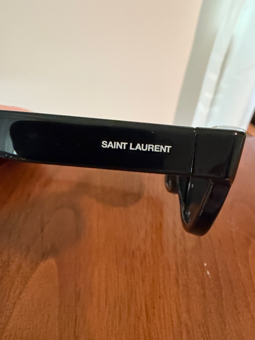 Saint Laurent Black Round Acetate Sunglasses - Picture 7 of 10